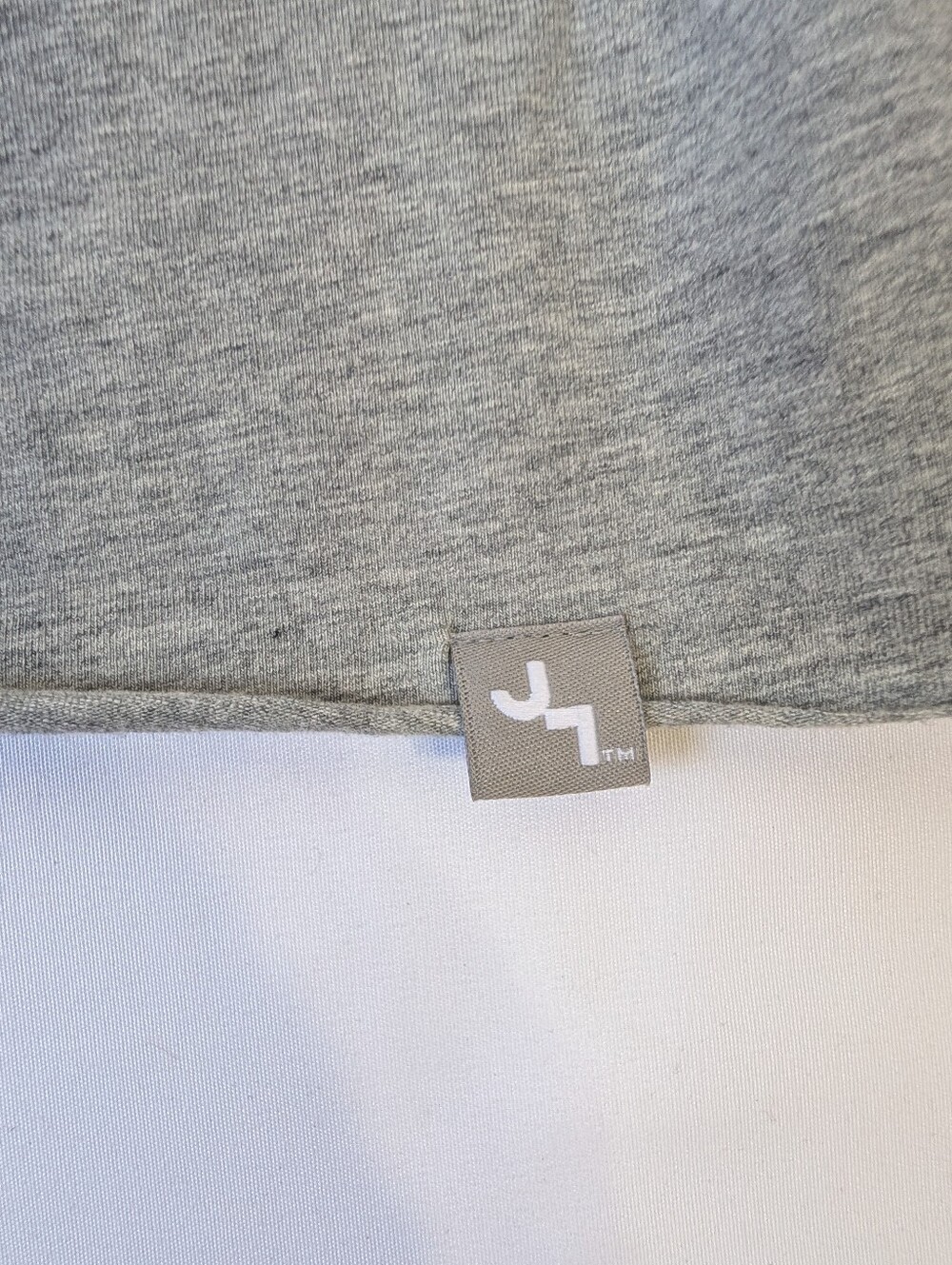JoyLab Gray Off-Shoulder USA Graphic Cropped Sweatshirt Size Large - Picture 6 of 7